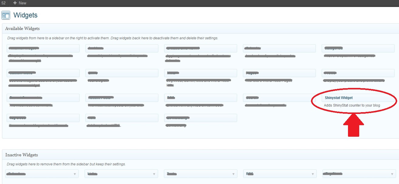 WP-ShinyStat - Come integrare ShinyStat in WordPress (Passo 3) WP-ShinyStat - Come integrare ShinyStat in WordPress (Passo 3)