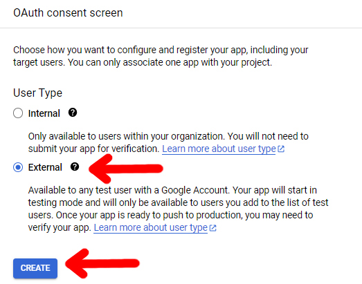 Search Console - oAuth2.0 - consent